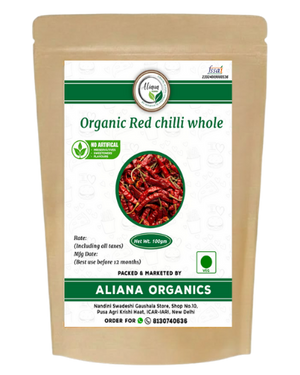 Organic Red Chilli Whole