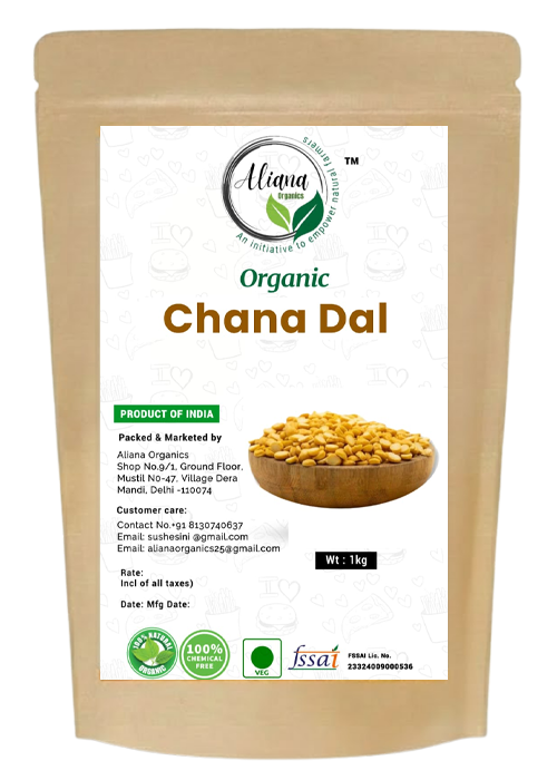 Organic Chana Dal 1kg